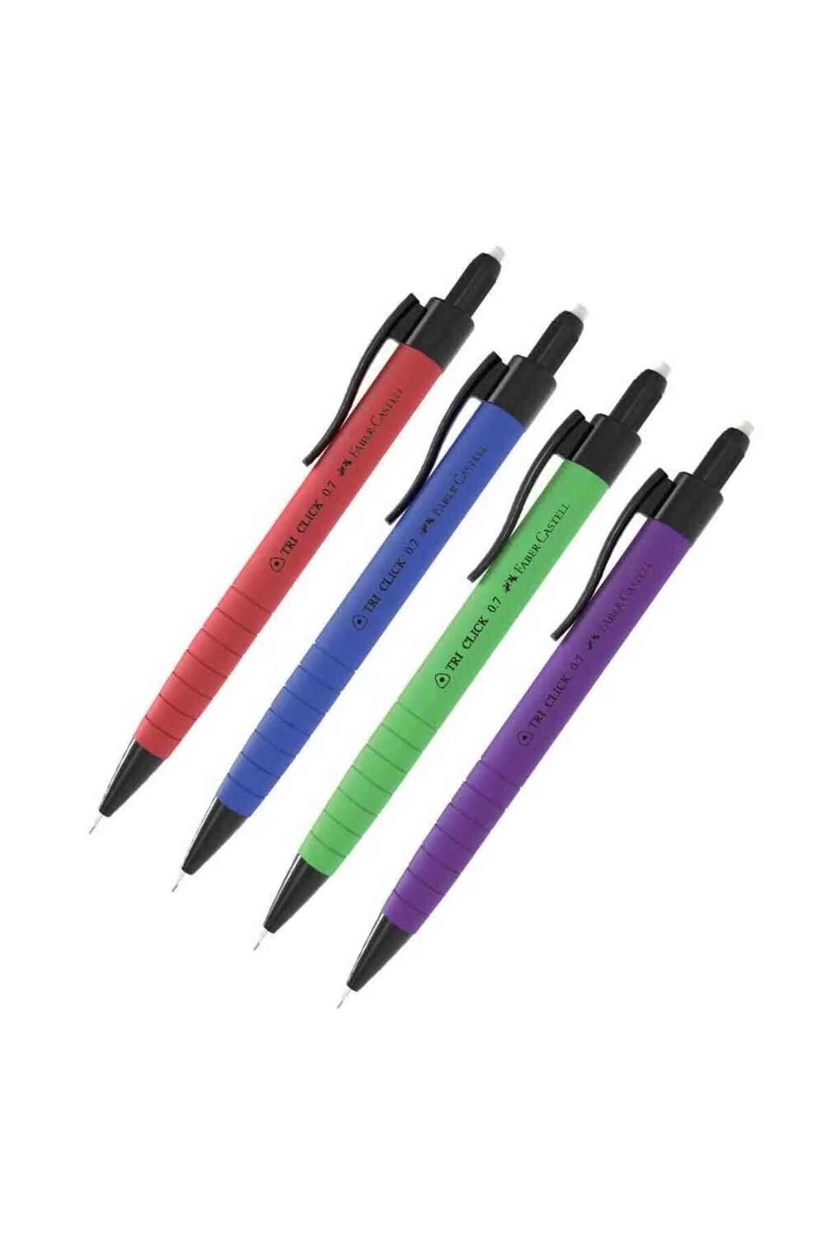 Faber Castell Tri Click Rubberrized 0.7 Versatil Kalem