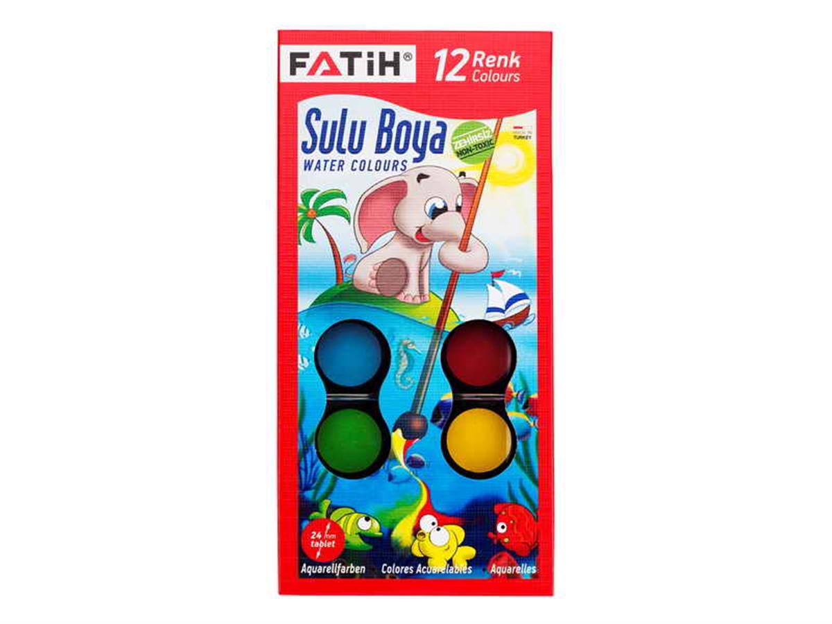 Fatih Fa00904Ysb12Rbs Suluboya S-12 Big Size 12 Renk 