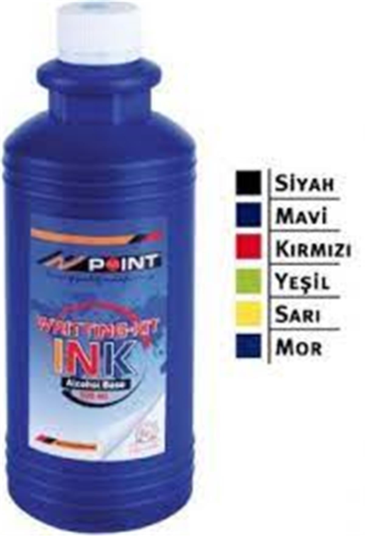 Fg Mki-500-A K Market Yazi Seti Mürekkebi Kırmızı Alkol Bazli 500 Gr
