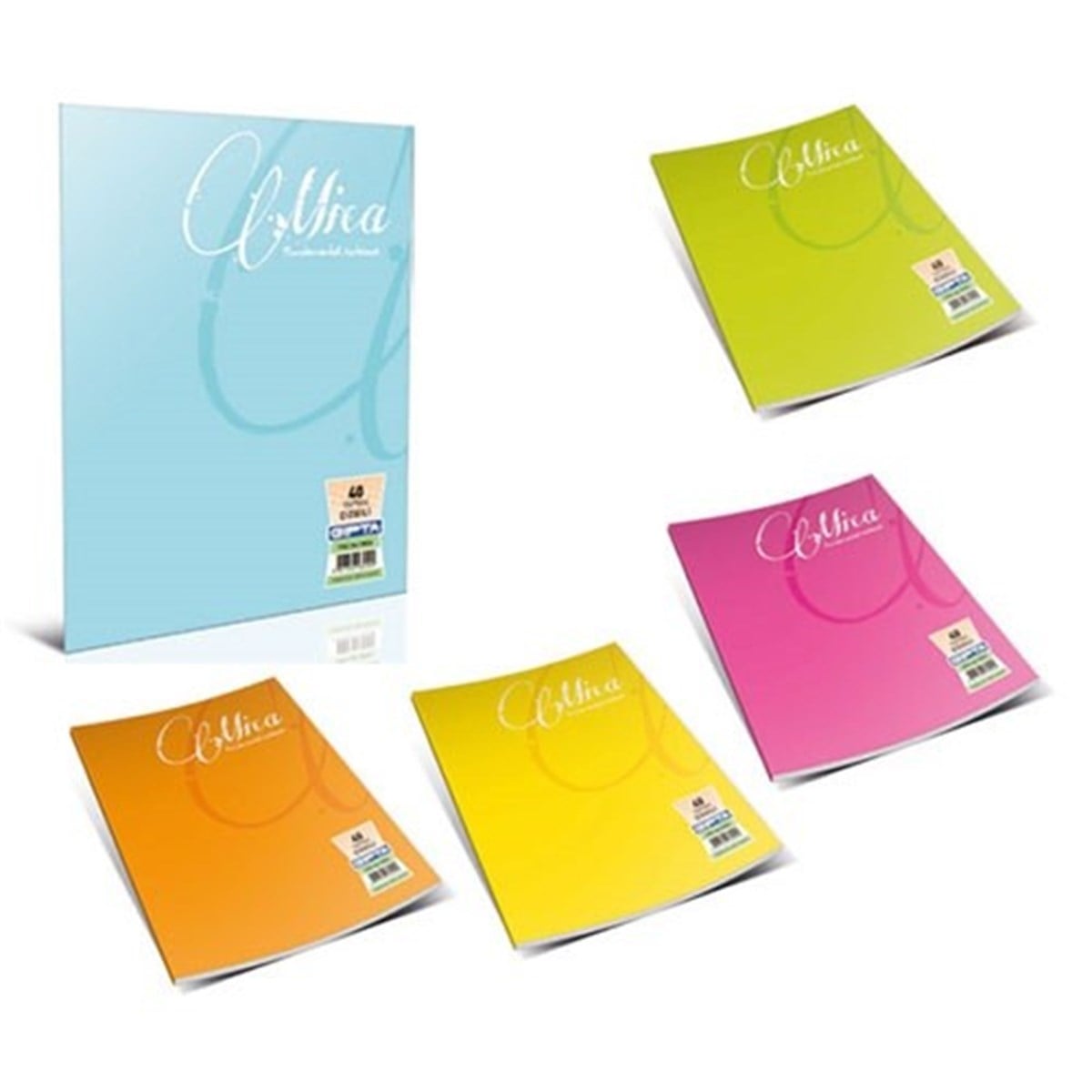 Gipta Mica Tel Dikisli Pp Kapak Defter A4 80Yp.