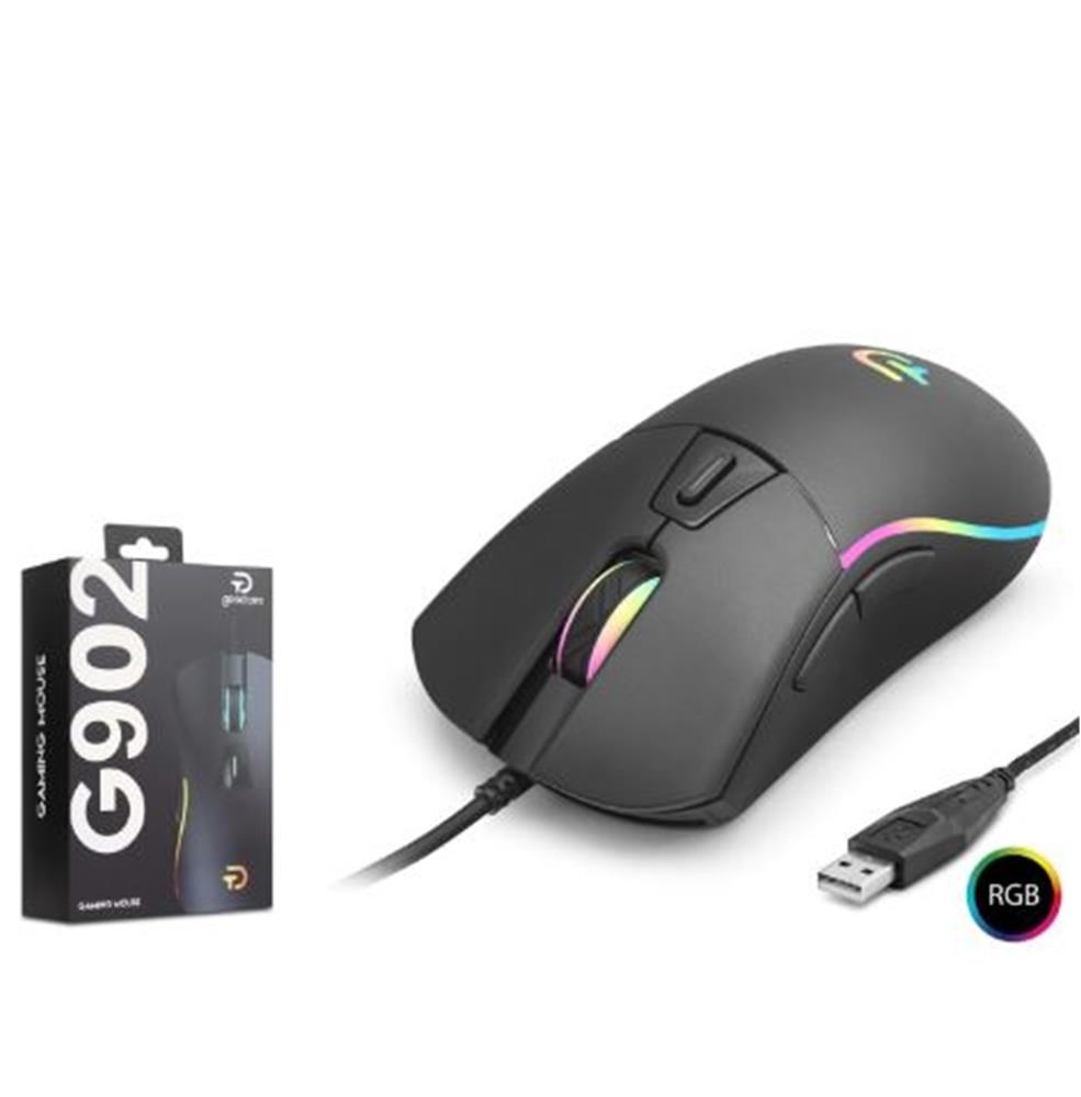 GOOD PRO G902 RGB Gaming Mouse 3600 DPI 6 Tuş 1000Hz Siyah