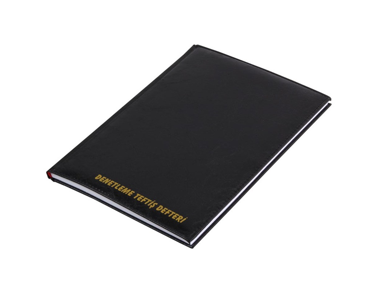 Gülpas 491 Denetleme Teftis Defteri  100 Yaprak (Suni Deri Ciltli)  