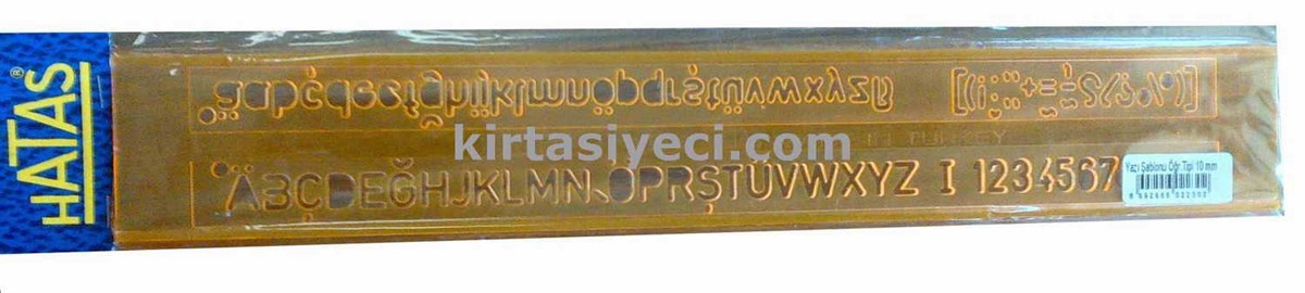 Hatas 02230 Teknik Resim Yazi Sablonu 10 Mm 