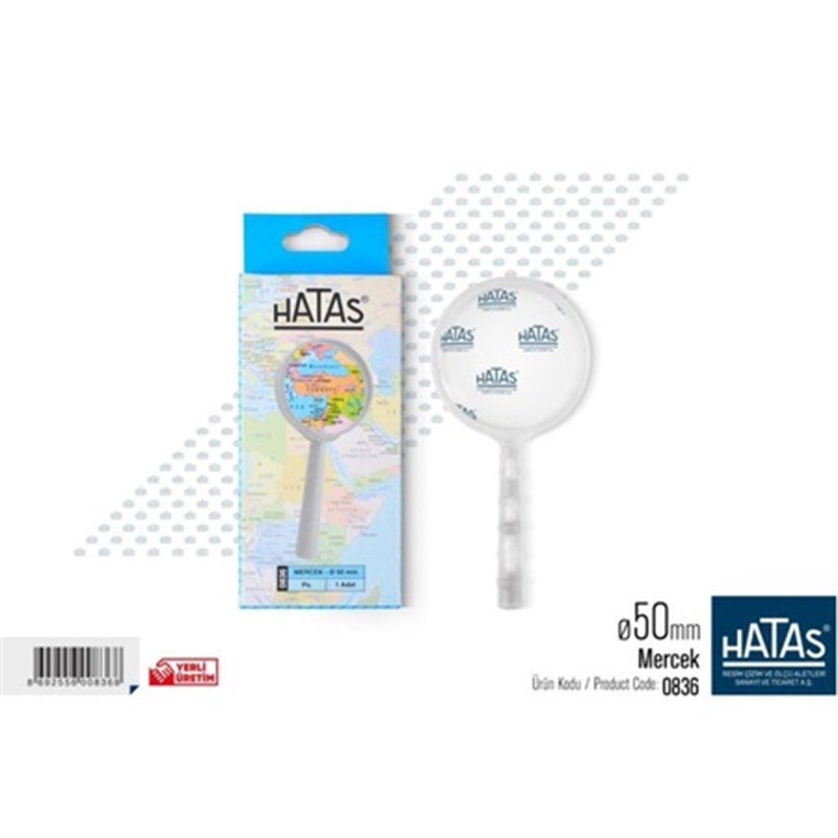 Hatas 0836 Büyüteç 50Mm