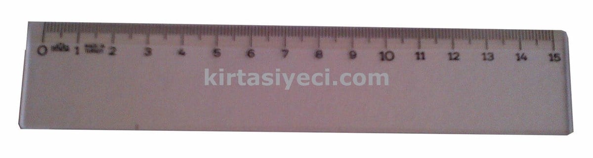 Hatas 140 Genis Plastik Büro Cetveli 15 Cm 