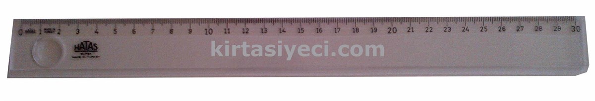 Hatas 143 Mercekli Plastik Cetvel Ekonomik 30 Cm 