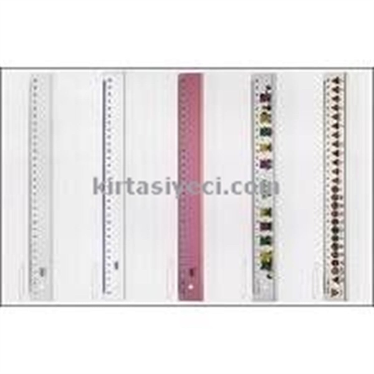 Hatas 144 Trafik Isaretli Genis Plastik Cetvel 30 Cm 