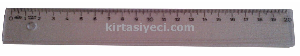 Hatas 145 Ekonomik Ögrenci Cetveli Neon-Seffaf 20 Cm 