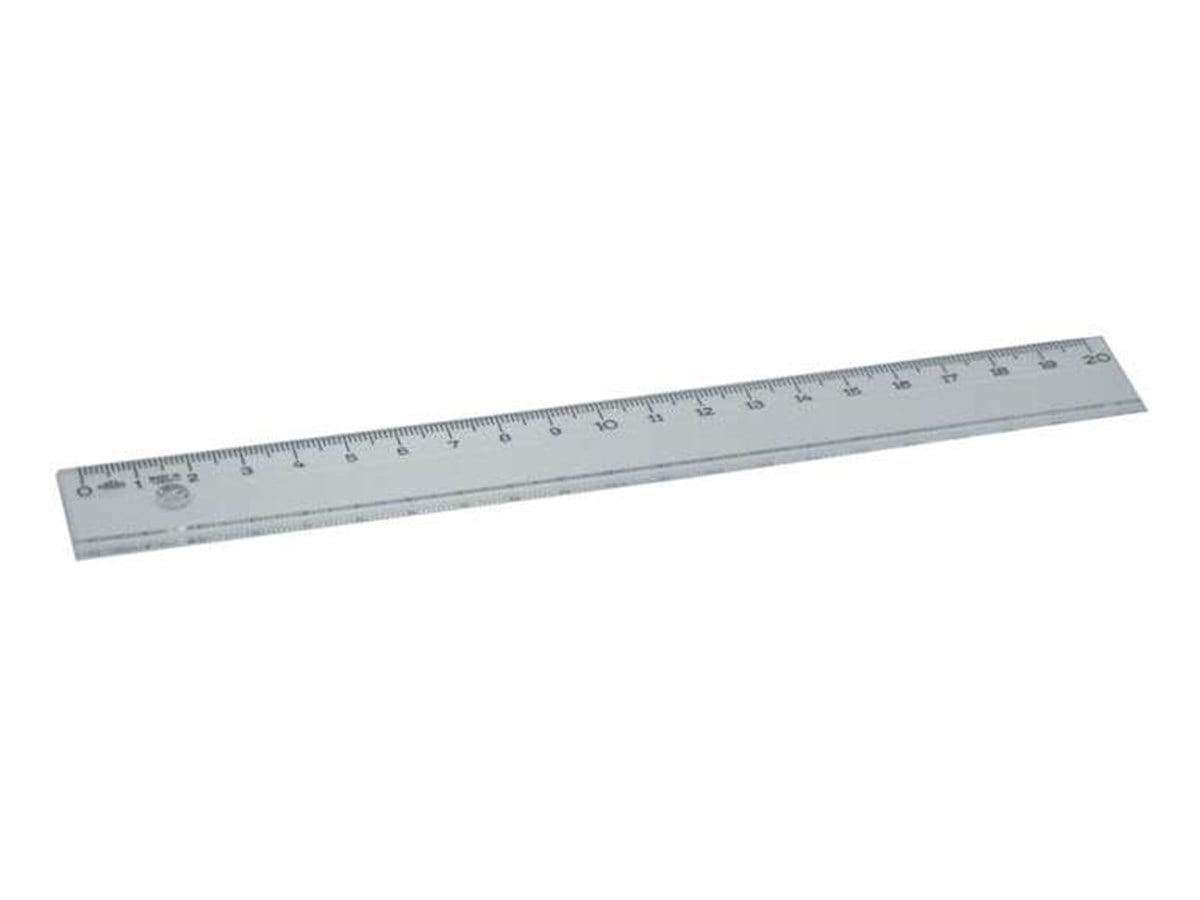 Hatas 147 Genis Plastik Cetvel Seffaf 30 Cm 