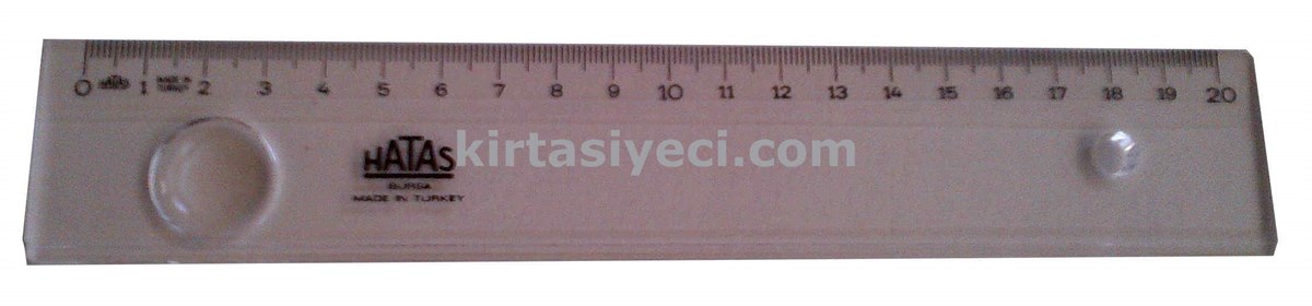 Hatas 151 Mercekli Genis Büro Cetveli 20 Cm 