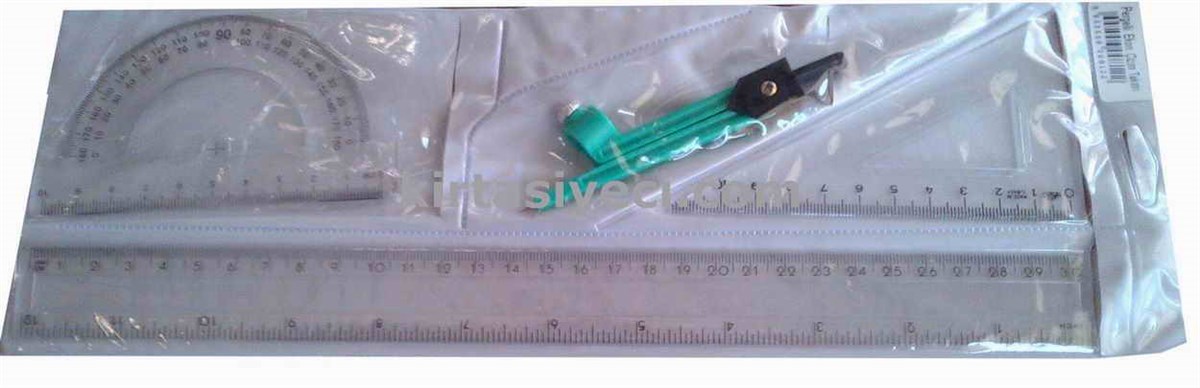 Hatas 812 Pergelli  Ekonomik  Çizim Takimi 30 Cm Cetvelli  