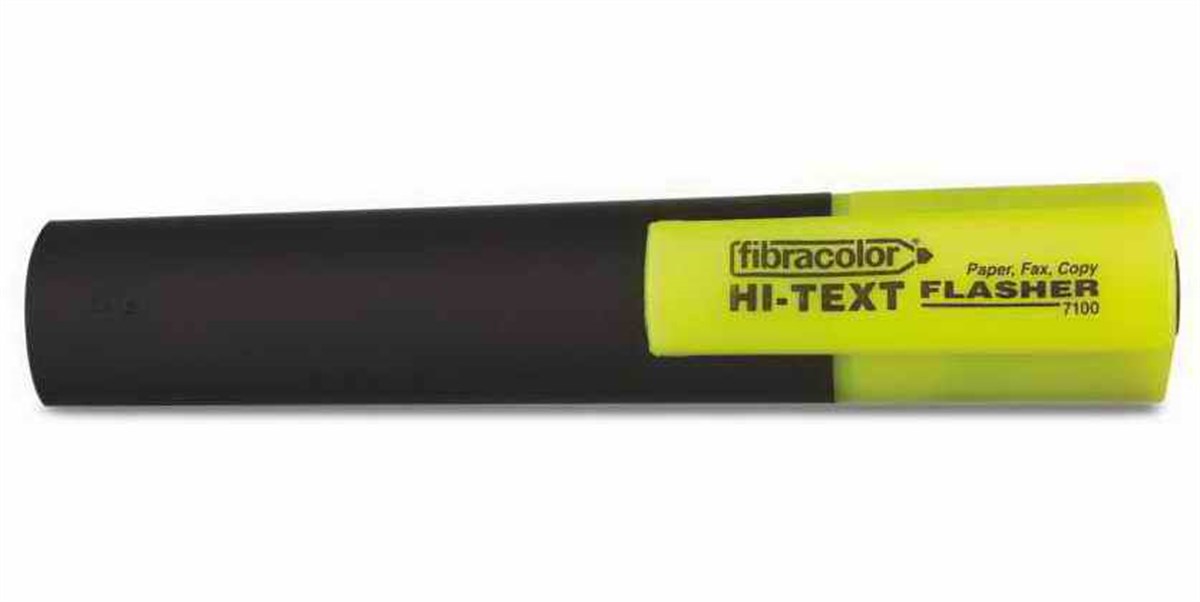 Hi-Text 7100 Fosforlu Kalem Sari Adet 