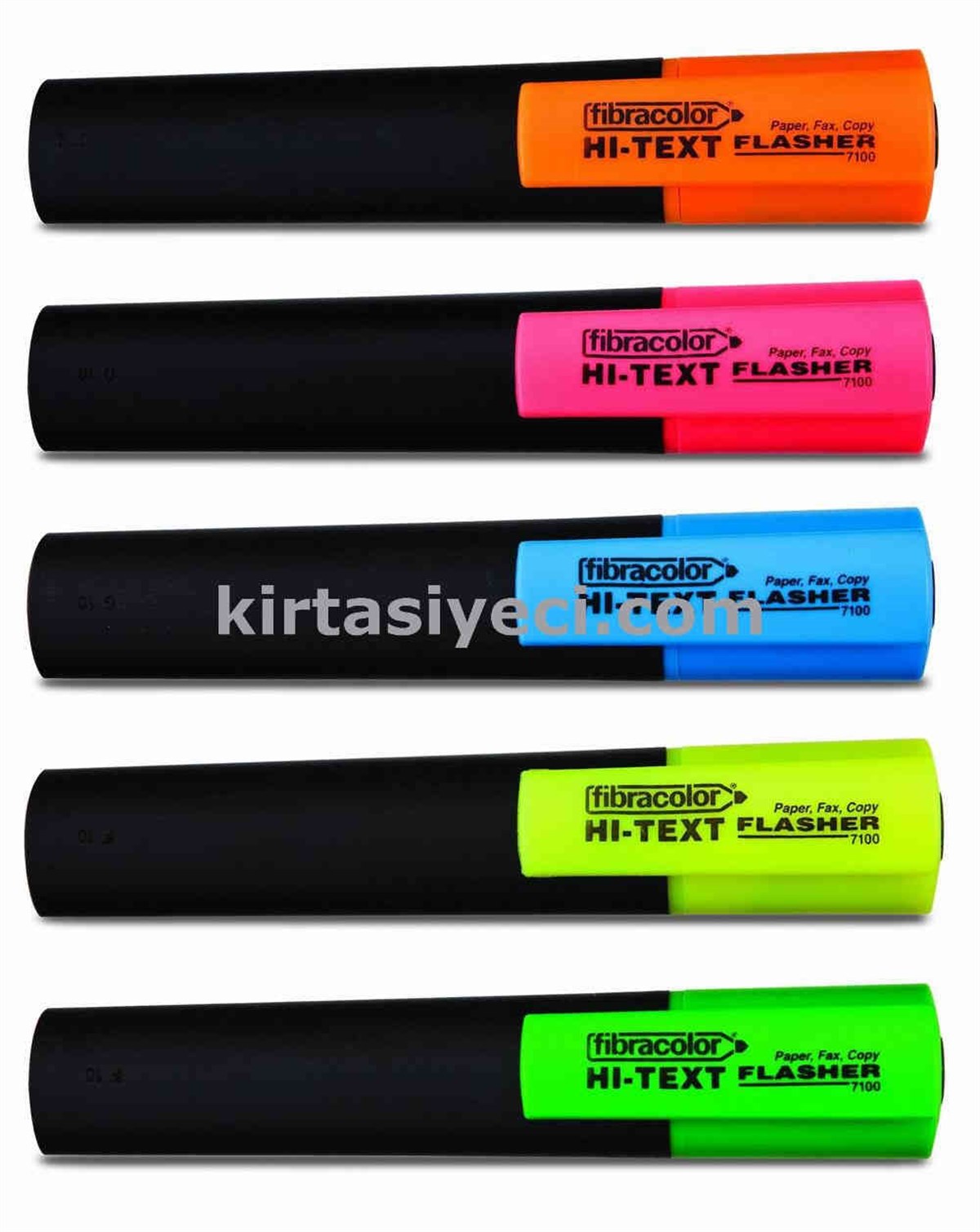 Hi-Text 7100 Fosforlu Kalem Yesil 10Lu Paket 