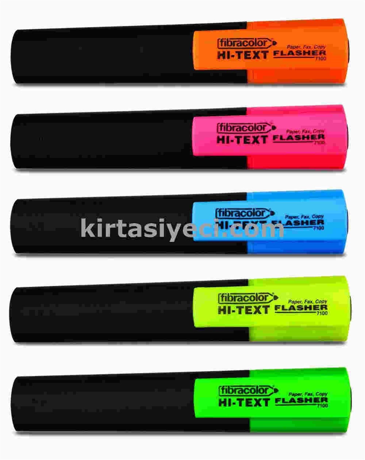 Hi-Text 7100 Fosforlu Kalem Yesil Adet 