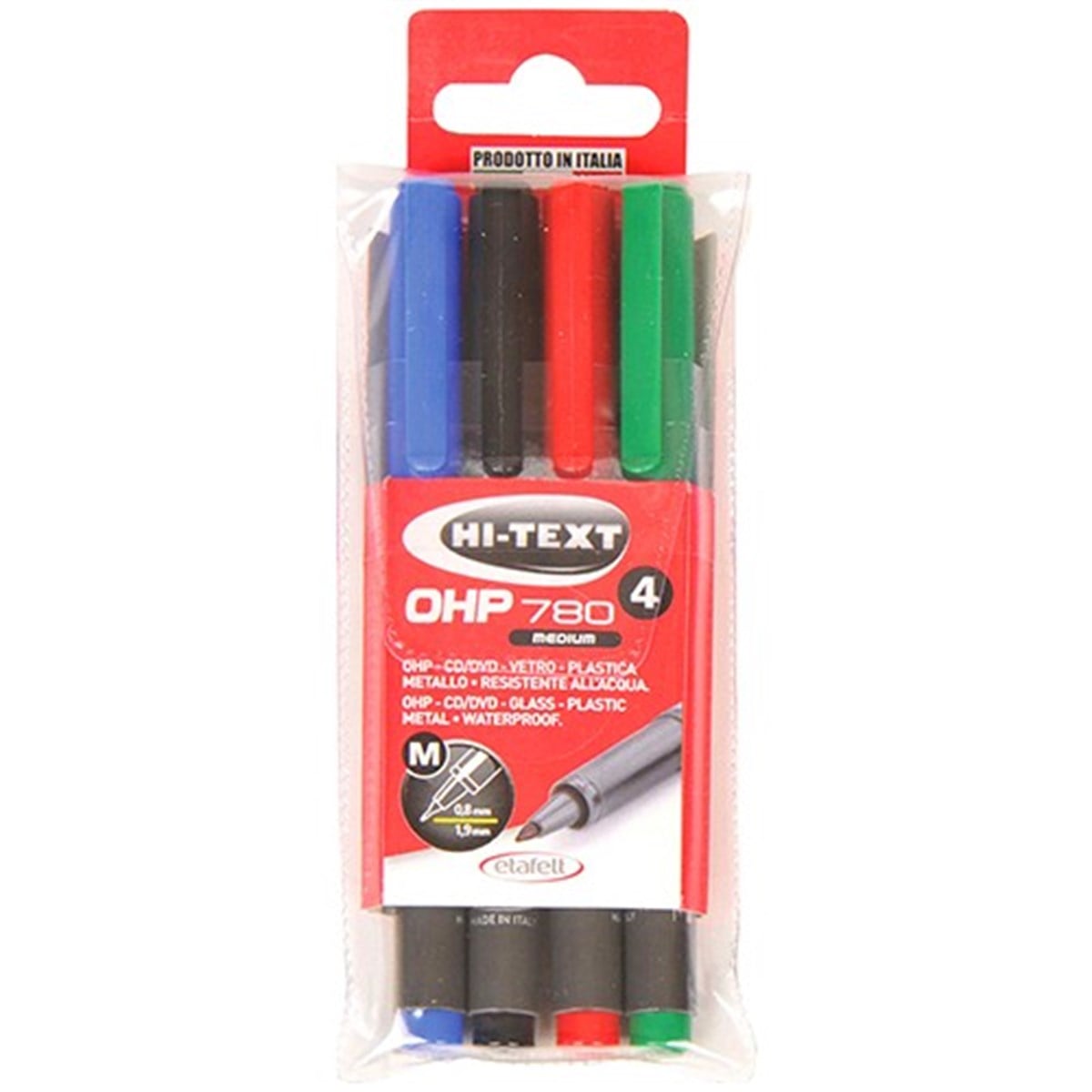 Hi-Text 780M4Pvc Asetat Kalemi M 4Lü Paket