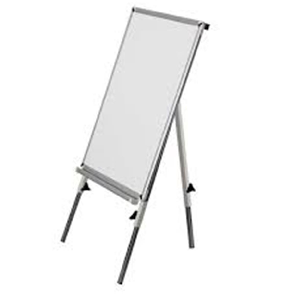 İnter İnt-624F 80X120 Alüminyum Çerceve Laminant Yüzeyli Teleskopik Ayak Flip Charlı Yazi Tahtasi