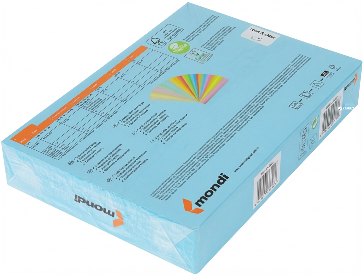 Iq Ne 1332 Renkli Fotokopi Kagidi A4 80Gr Açik Mavi 500Lü Paket