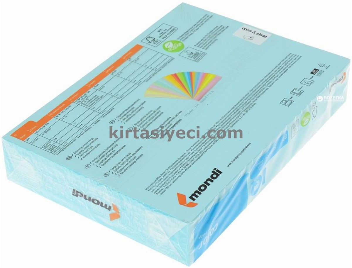 Iq Ne 1332 Renkli Fotokopi Kagidi A4 80Gr Açik Mavi 500Lü Paket