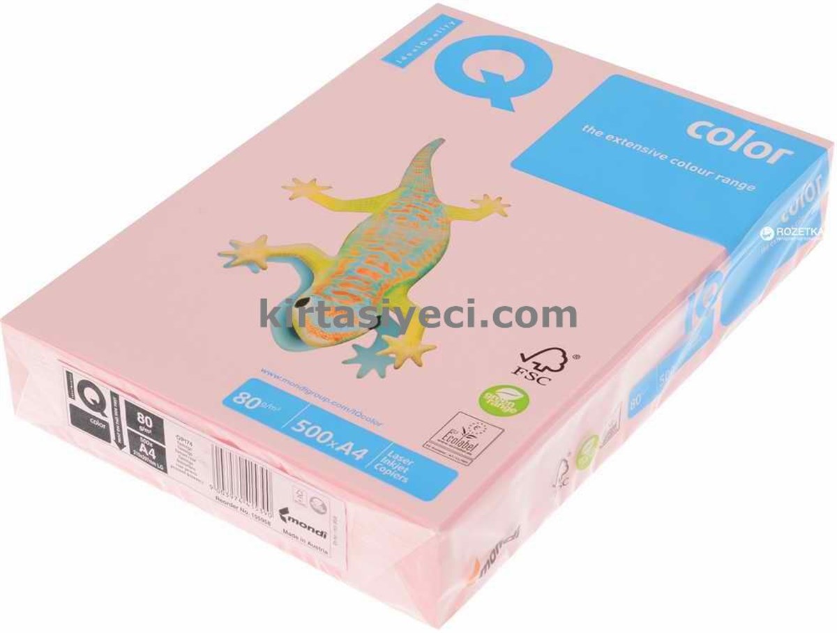 Iq Ne1324-Opi74 Renkli Fotokopi Kagidi A4 80Gr Açik Gül Pembesi 500Lü Paket