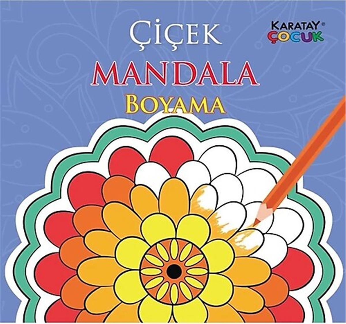 Karatay 4E Çiçek Mandala Boyama