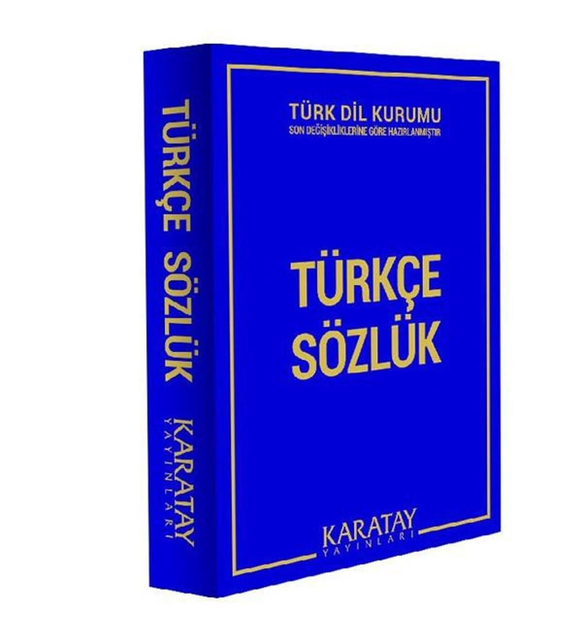 Karatay 4E Sözlük Türkçe Ortaokul Yeni Biala Plastik Kapak 1.Hamur 512 Syf Mavi 