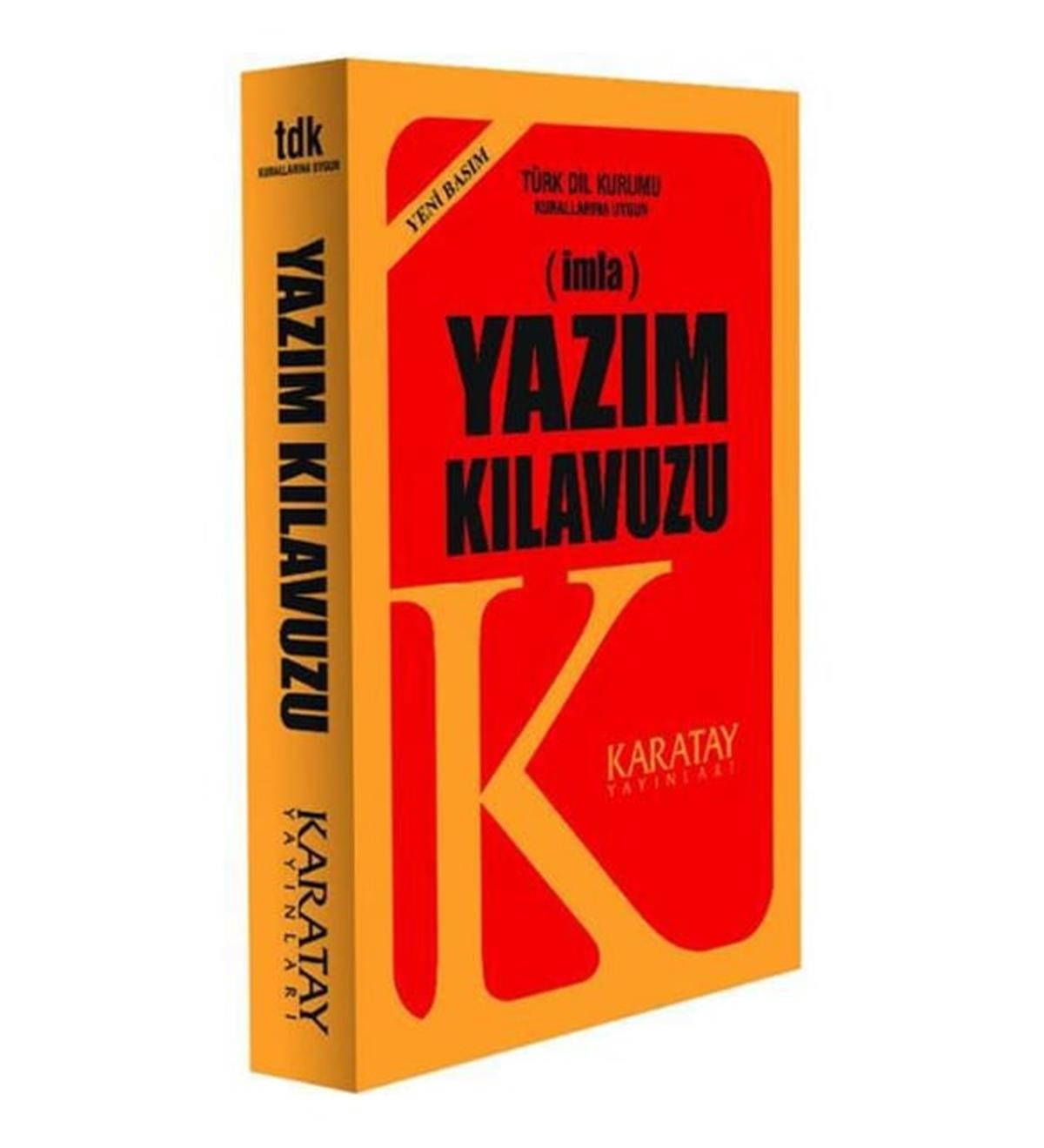 Karatay 4E Yazım Klavuzu Plastik Kapak 1.Hamur Sarı 