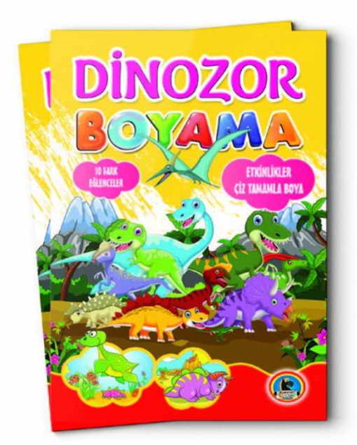 Karatay Dinazor Boyama Kitabi 128 Sayfa
