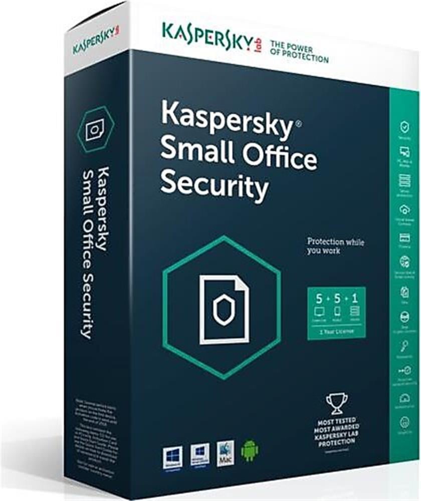 Kaspersky Small Office Security 5Pc+5Md+1Fs 3 Yıl Box