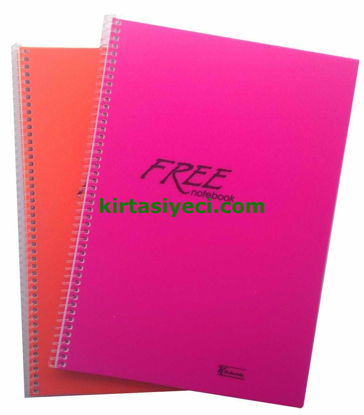 Keskin Color 450122 Free Pp Kapak Defter A5 Kareli 80 Yaprak