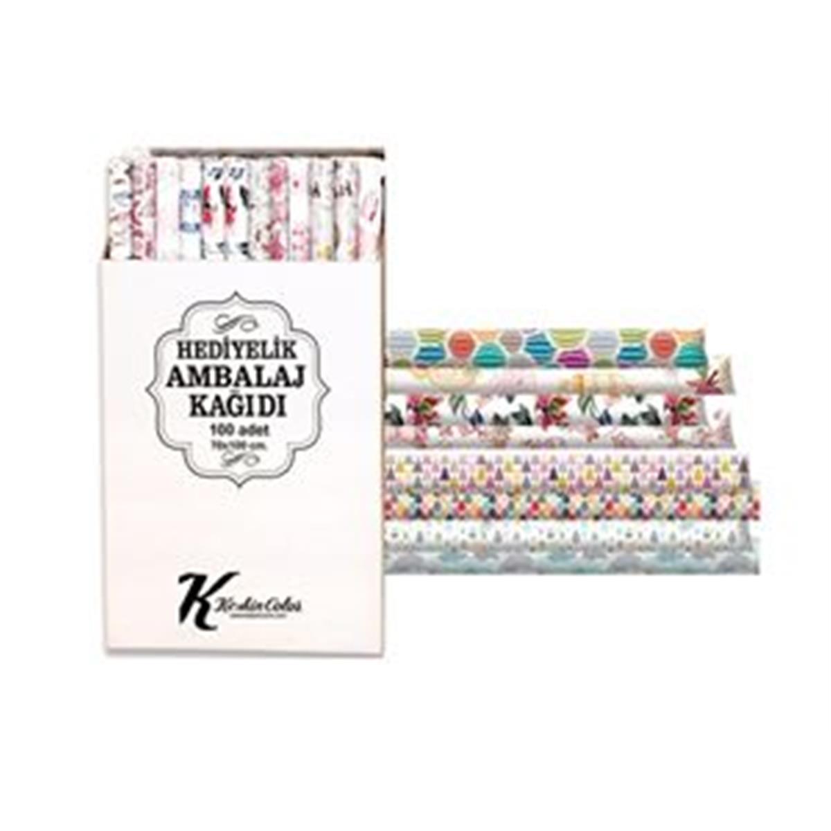 Keskin Color Ambalaj Kağıdı Tekli Rulo Floral 70x100 100349-99