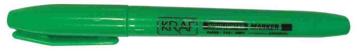 Kraf 340 Fosforlu Kalem Tipi Yesil