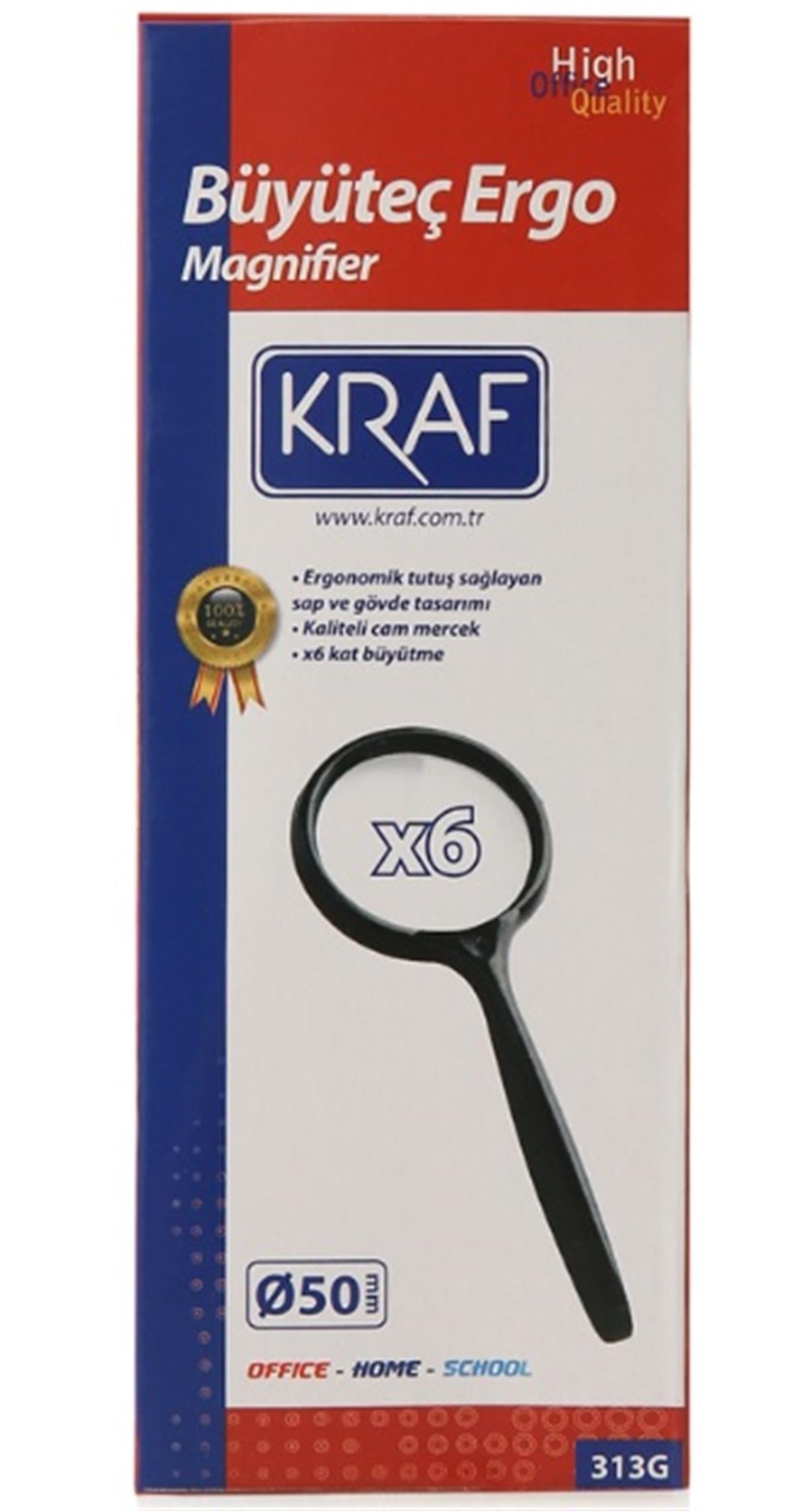 Kraf Büyüteç Ergo 50Mm 6X 313G