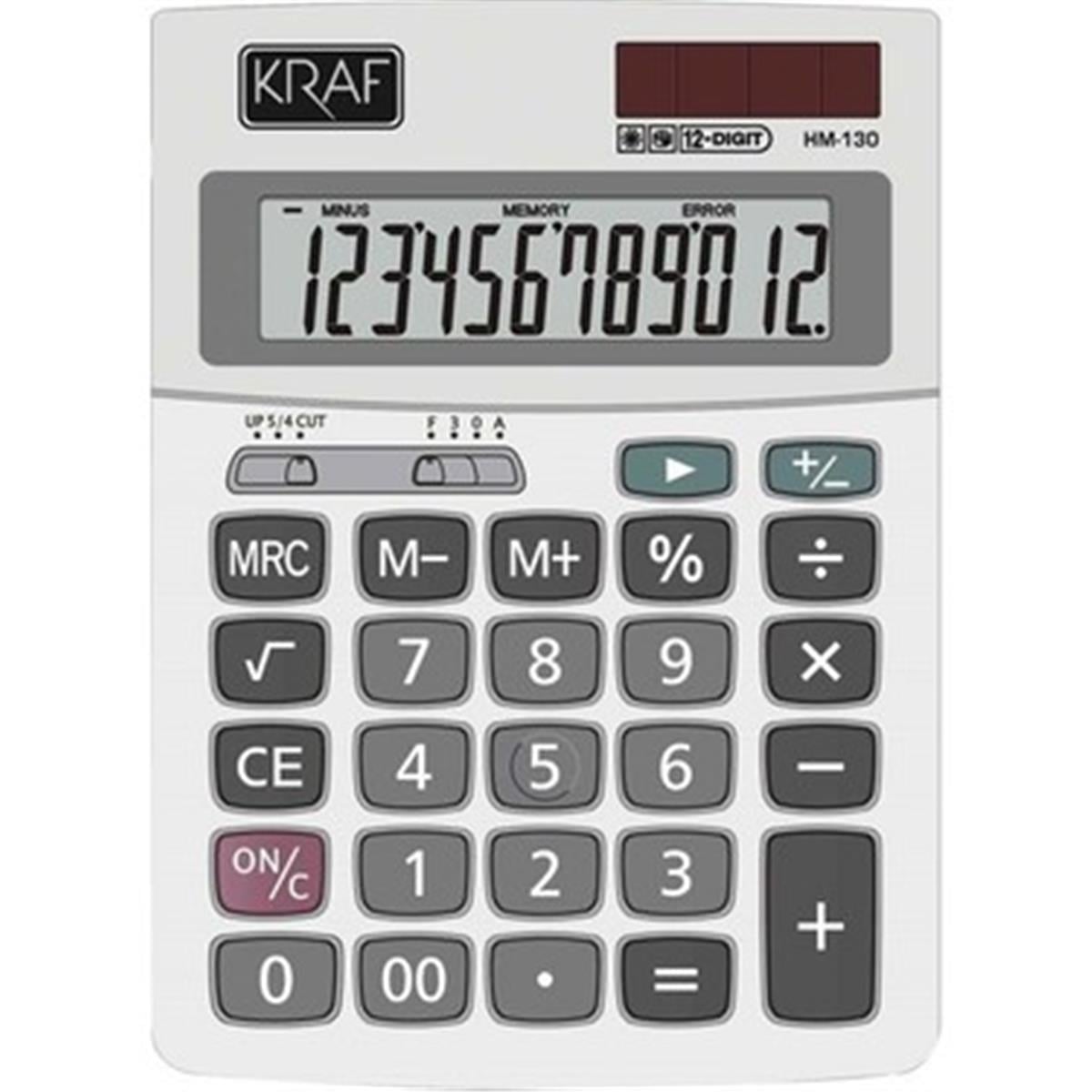 Kraf Hm-130 Hesap Makinesi Masaüstü 12 Hane
