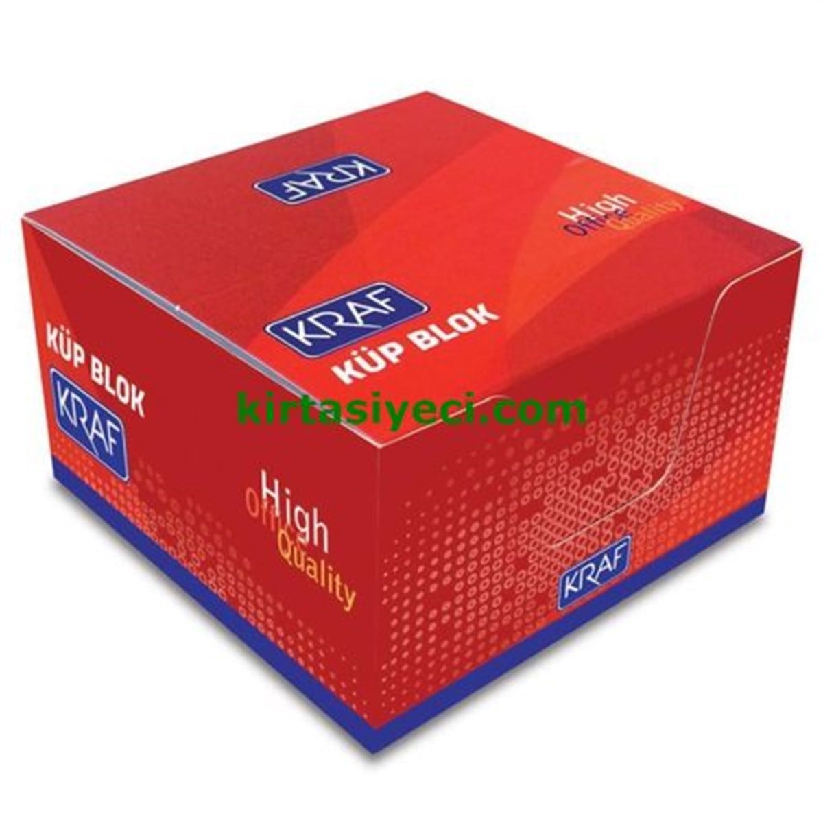 Kraf Küp Blok Beyaz 8X8 Cm  115G 