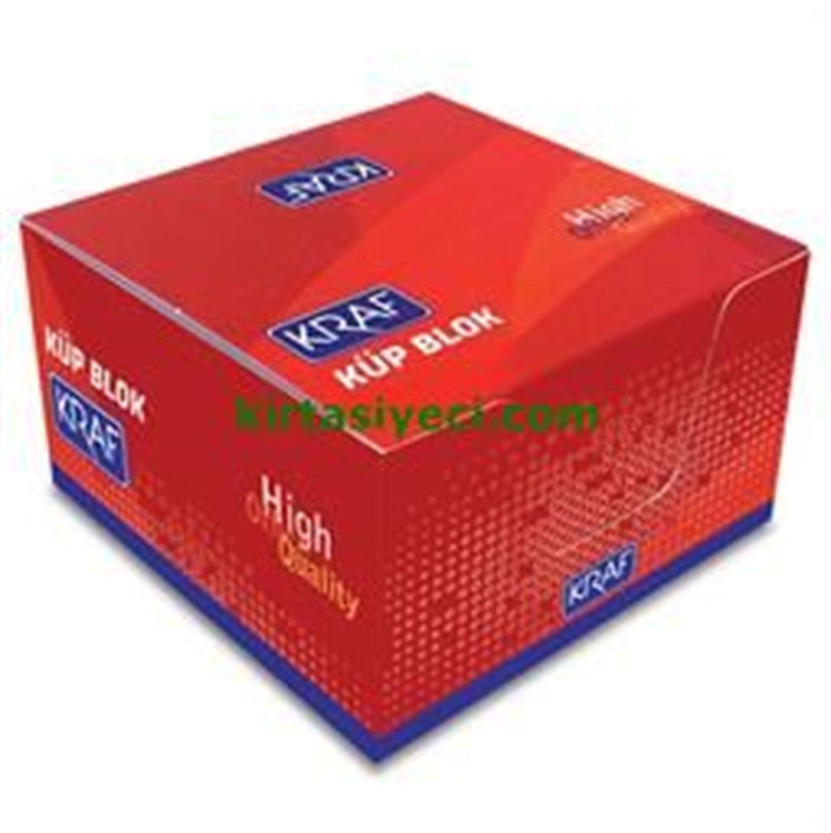Kraf Küp Blok Beyaz 9X9 Cm 116G 