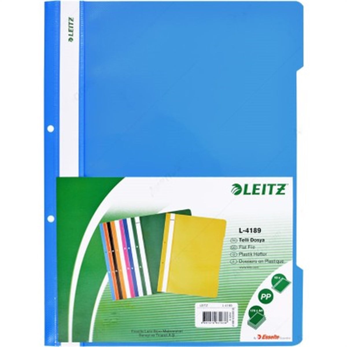 Leitz L4189 Telli Dosya Mavi 25 Li Paket
