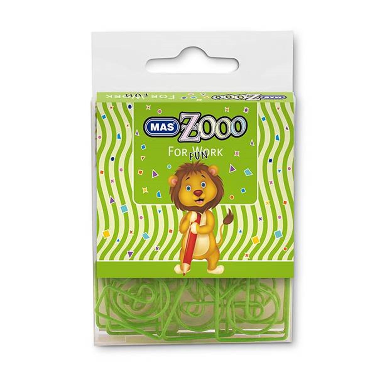Mas 0614 Zoo Seffaf Dörtgen Kutuda Harita Çivisi Yesil