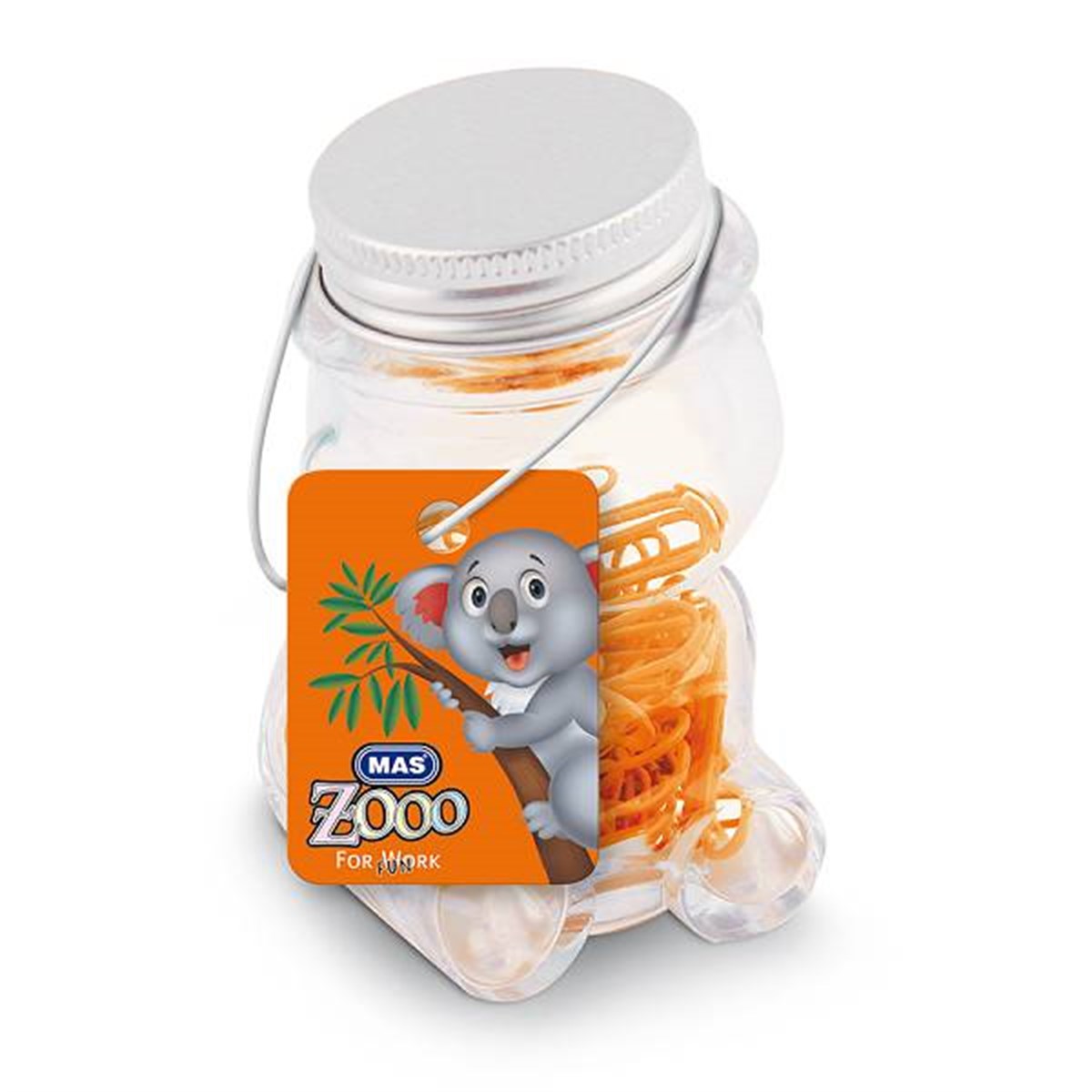 Mas 0618 Zoo Cam Kavanozda Plastik Kapli Atas Turuncu