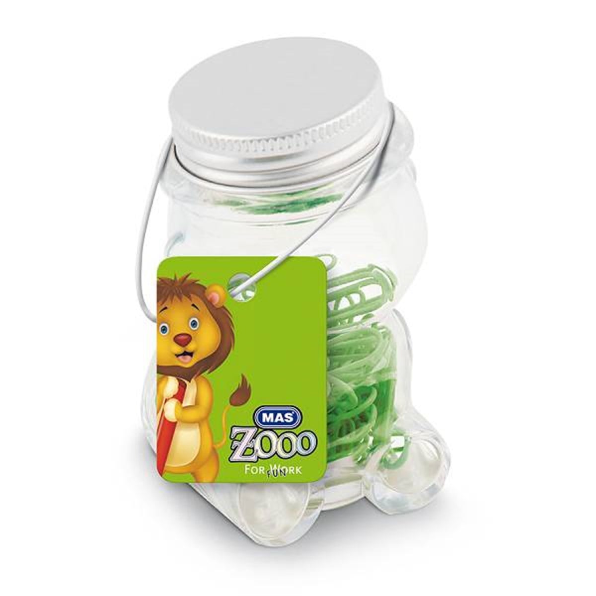 Mas 0618 Zoo Cam Kavanozda Plastik Kapli Atas Yesil