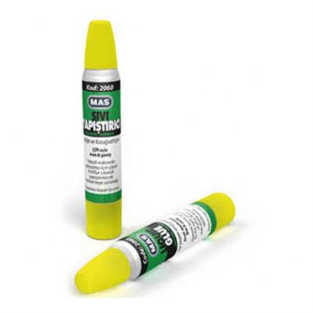 Mas 2066 Sivi Yapistirici Çift Uç 28 Ml