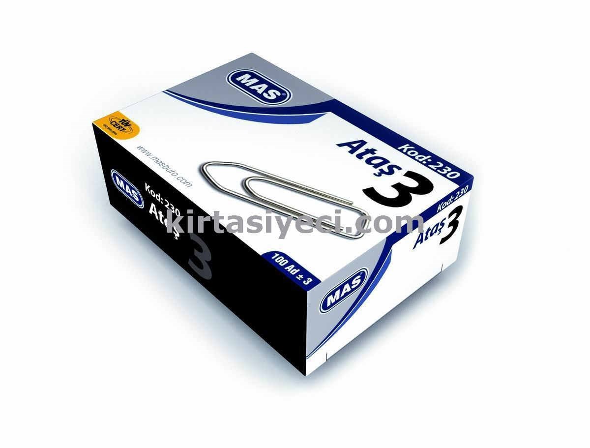 Mas 230 Atas No:3 Nikel Kapli 100X6 Kutu  