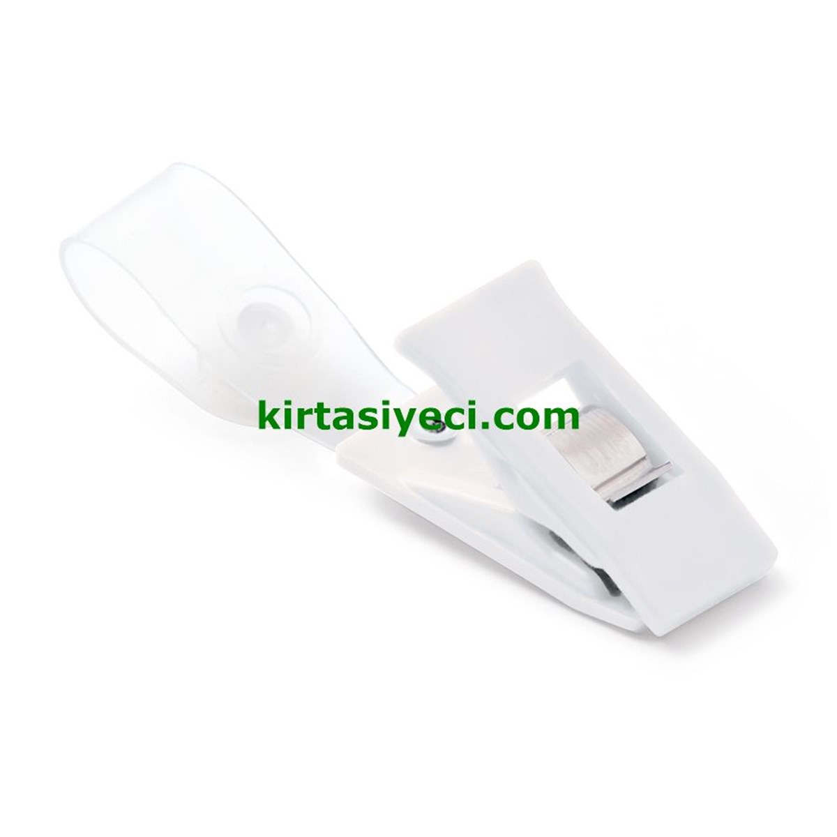 Mas 3538 Kart Klipsi Masali Tip Plastik Beyaz Adet 