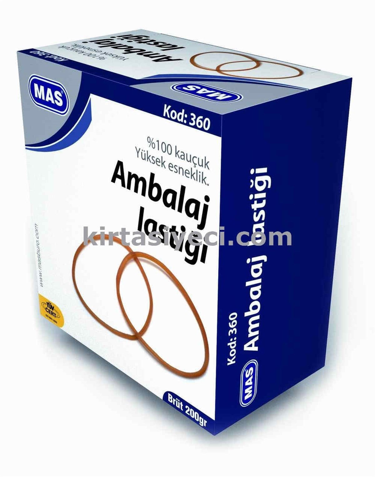 Mas 360 Ambalaj Lastigi %100 Kauçuk 200Gr Kutu  