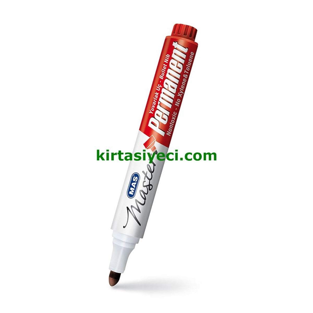 Mas 6406 Permanent Marker Yuvarlak Uç Kirmizi Adet 