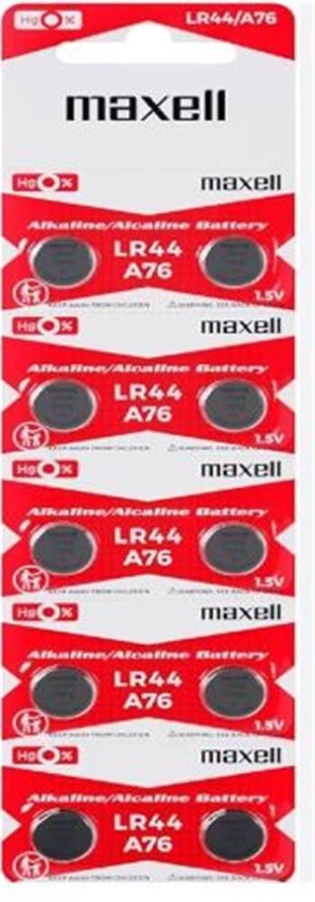 Maxell LR44 A76 AG13 Alkalin Düğme Pil 10'lu Paket
