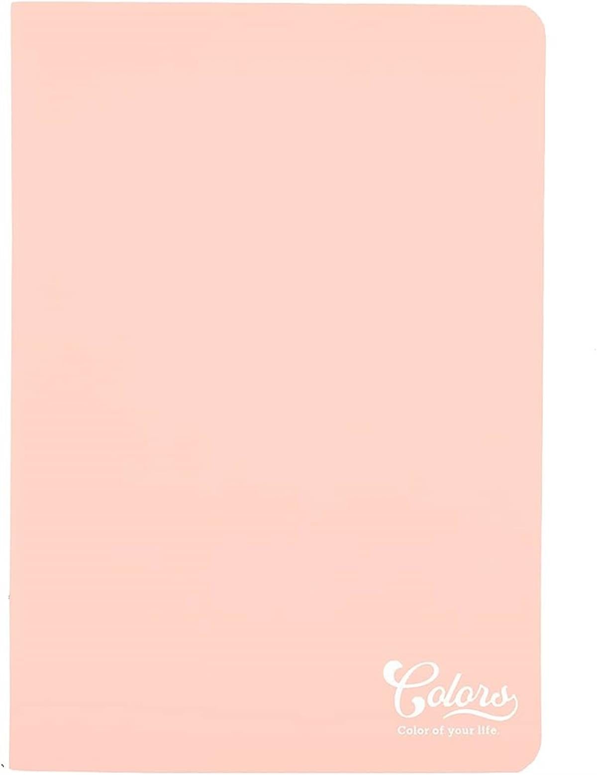 Meteksan Colors Karton Kapak A4 Defter 60 Yaprak Kareli Somon