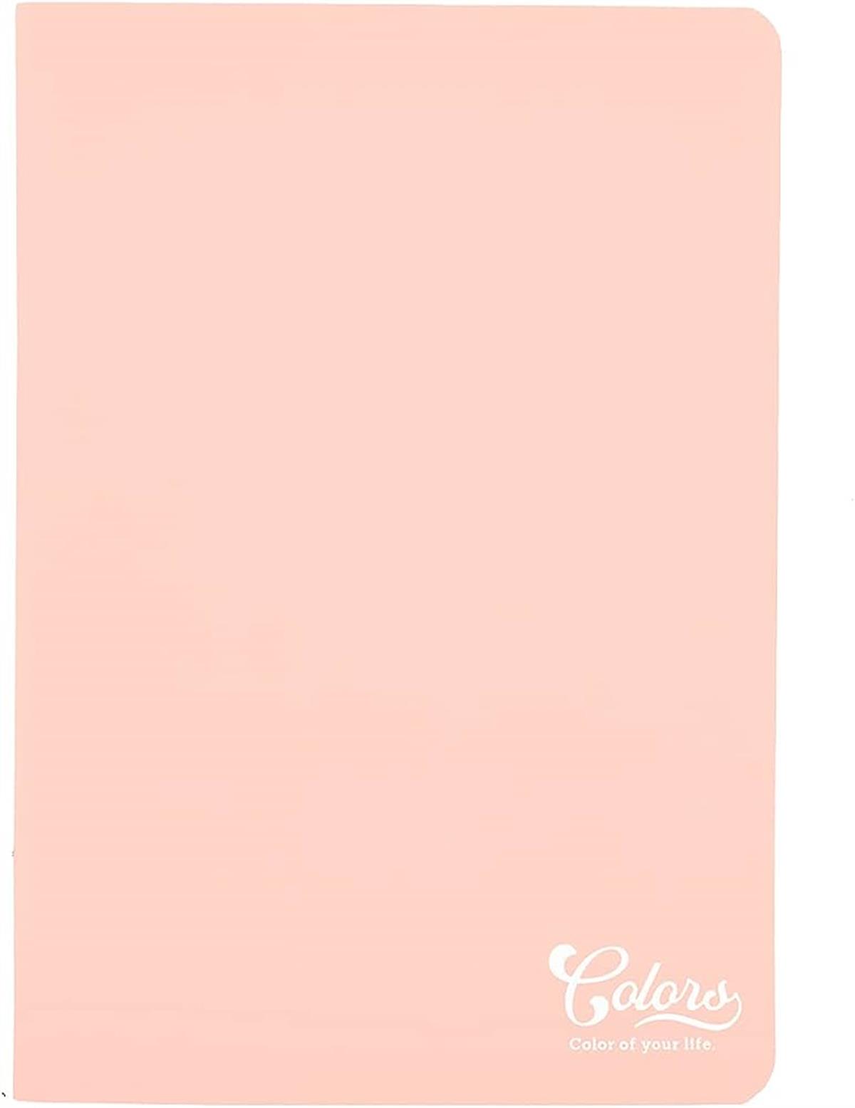 Meteksan Colors Karton Kapak A4 Defter 80 Yaprak Çizgili Somon