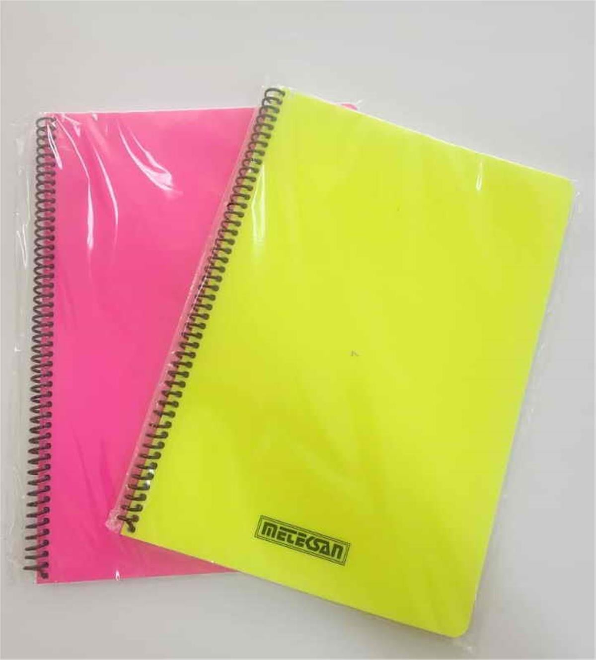 Meteksan Karina Neon Mix Spiralli A4 Defter Kareli 60 Yaprak