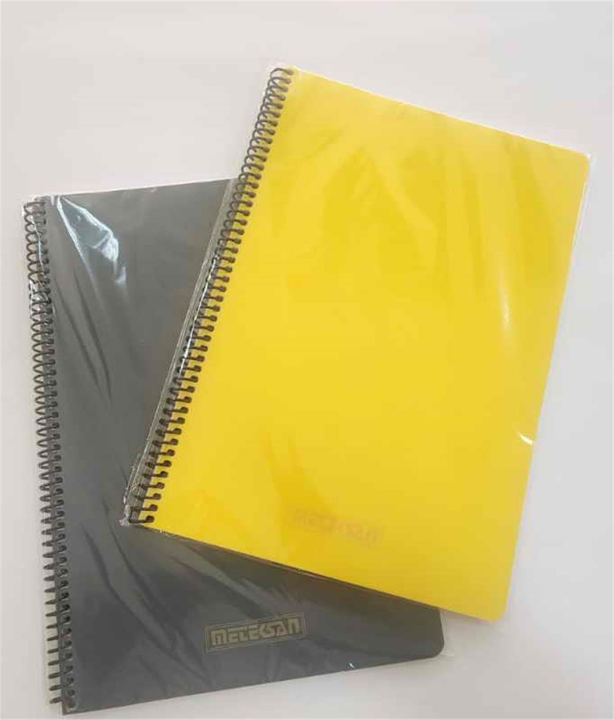 Meteksan Karina Ofis Mix Spiralli A4 Defter Çizgili 80 Yaprak