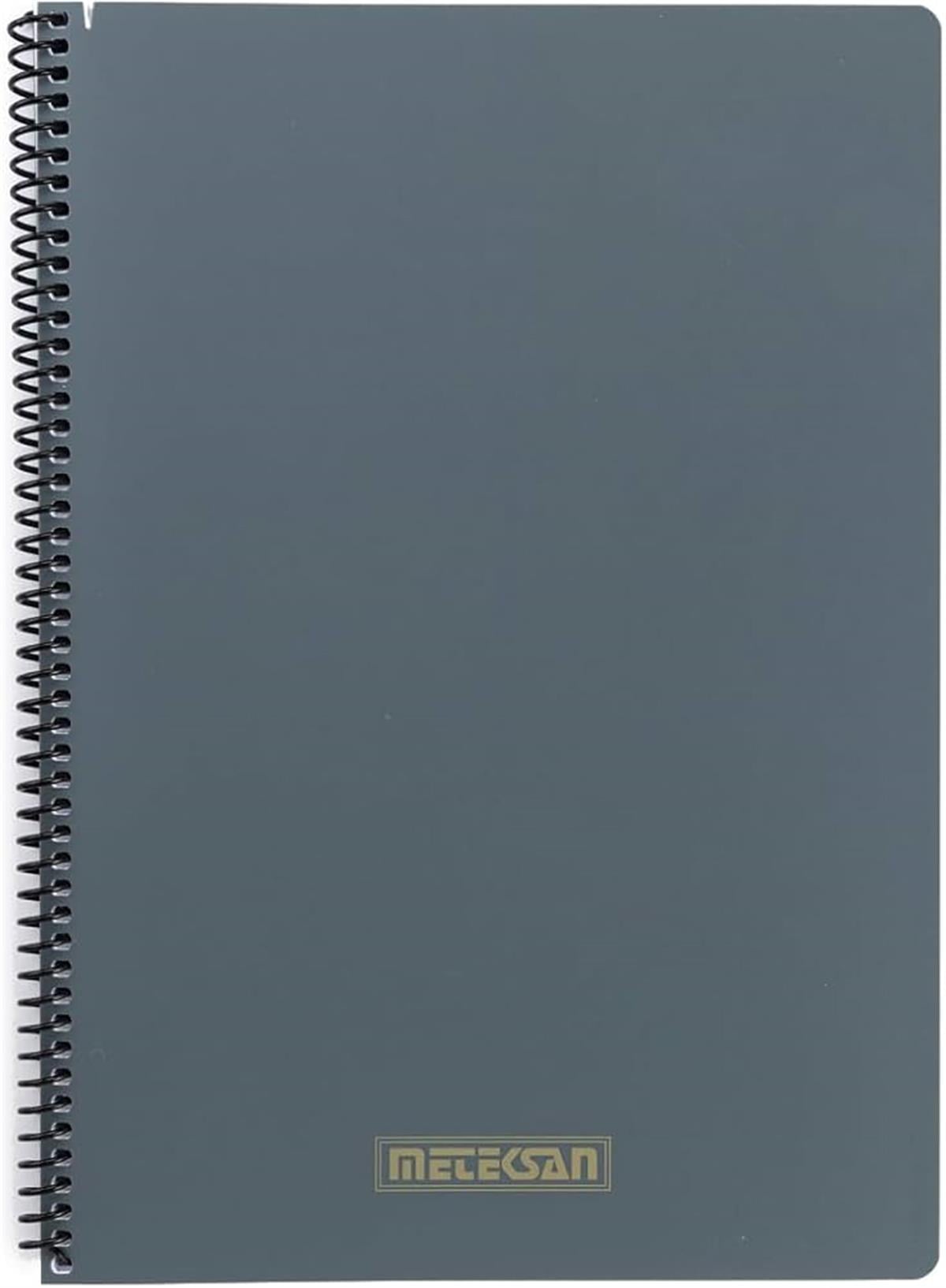 Meteksan Karina Ofis Mix Spiralli A4 Defter Kareli 80 Yaprak